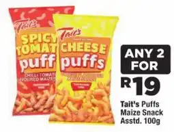 OK Foods Tait's Puffs Maize Snack offer