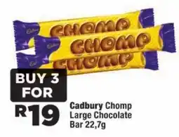 OK Foods Cadbury Chomp Large Chocolate Bar offer