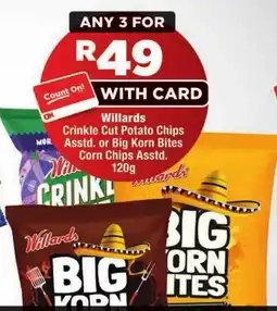 OK Foods Willards Crinkle Cut Potato Chips Assorted offer