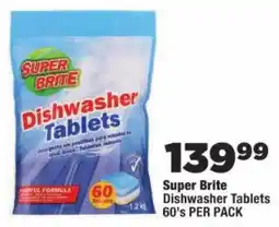 OK Foods Super Brite Dishwasher Tablets offer