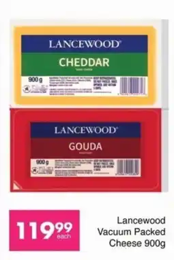 Save Hyper Lancewood Vacuum Packed Cheese 900g offer