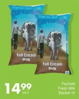 Save Hyper Fairfield Fresh Milk Sachet offer