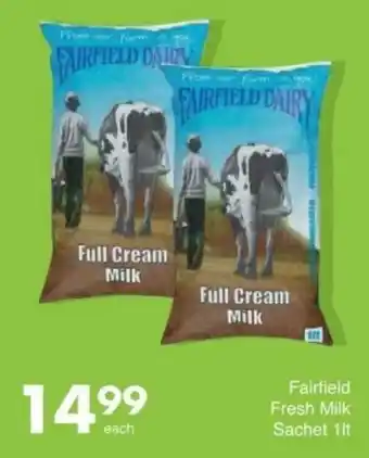 Save Hyper Fairfield Fresh Milk Sachet offer