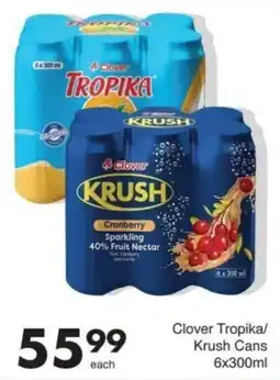 Save Hyper Clover Tropika/Krush Cans offer