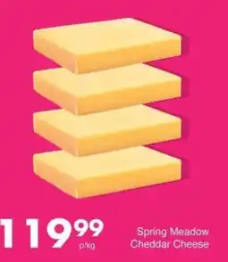 Save Hyper Spring Meadow Cheddar Cheese offer