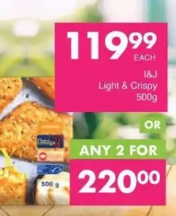 Save Hyper I&J Light & Crispy offer