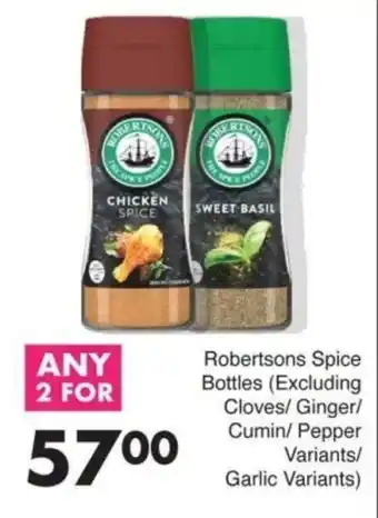 Save Hyper Robertsons Spice Bottles offer