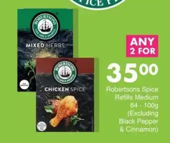 Save Hyper Robertsons Spice Refills Medium offer
