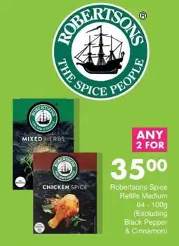 Save Hyper Robertsons Spice Refills Medium offer