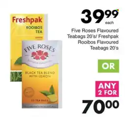 Save Hyper Five Roses Flavoured Teabags offer