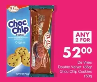 Save Hyper De Vries Double Velvet Choc Chip Cookies offer