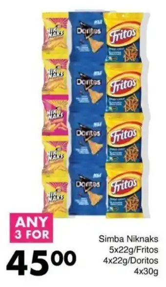 Save Hyper Simba Niknaks Fritos Doritos offer