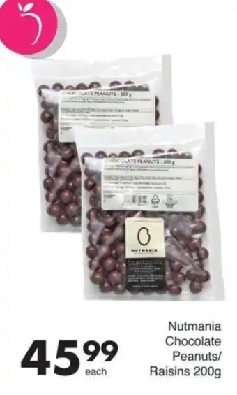 Save Hyper Nutmania Chocolate Peanuts/Raisins offer