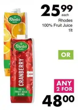 Save Hyper Rhodes 100% Fruit Juice offer