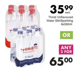 Save Hyper Thirsti Unflavoured Water Still/Sparkling offer