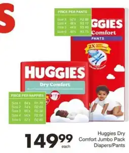Save Hyper Huggies Dry Comfort Jumbo Pack Diapers/Pants offer