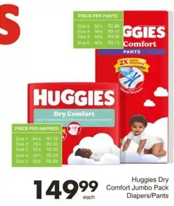 Save Hyper Huggies Dry Comfort Jumbo Pack Diapers/Pants offer