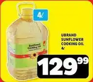 Usave Sunflower cooking oil offer