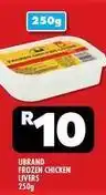 Usave Frozen - frozen chicken livers offer