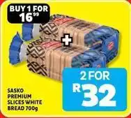 Usave Sasko - premium slices white bread offer
