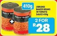 Usave Baked beans in tomato sauce offer