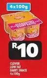 Usave Clover - low fat dairy snack offer