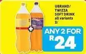 Usave Twizza - soft drink offer