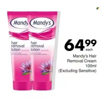 Save Hyper Mandy's Hair Removal Cream offer