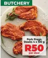 Food Lover's Market Pork prego steaks offer
