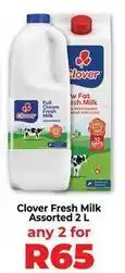 Food Lover's Market Clover - fresh milk assorted 2 l offer
