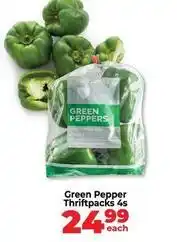 Food Lover's Market Green pepper thriftpacks offer