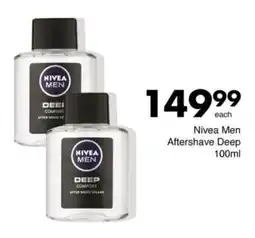 Save Hyper Nivea Men Aftershave Deep offer