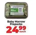 Food Lover's Market Baby marrow prepacks offer