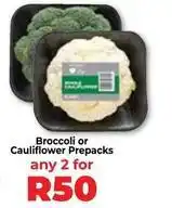 Food Lover's Market Broccoli or cauliflower prepacks offer