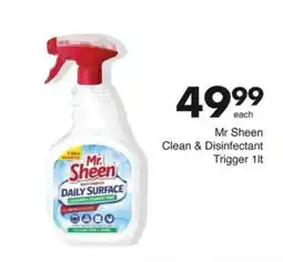 Save Hyper Mr Sheen Clean & Disinfectant Trigger offer