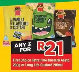 OK Foods First Choice Tetra Fino Custard Asstd offer