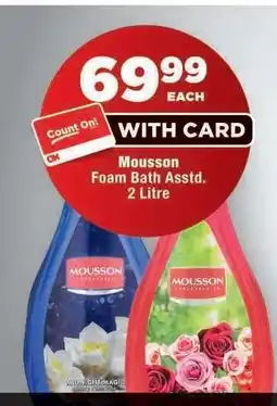 OK Foods Mousson Foam Bath Assorted offer