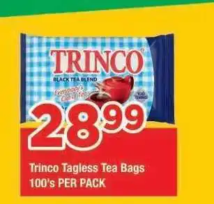 OK Foods Trinco Tagless Tea Bags offer