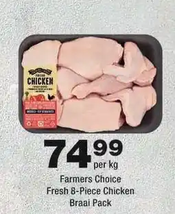 OK Foods Farmers Choice Fresh 8-Piece Chicken Braai Pack offer