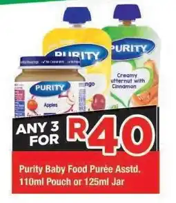 OK Foods Purity Baby Food Purée Asstd offer
