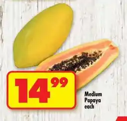 Shoprite Medium Papaya each offer