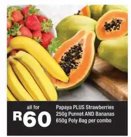 OK Foods Papaya PLUS Strawberries and Bananas offer