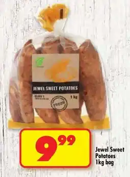 Shoprite JEWEL SWEET POTATOES 1kg bag offer