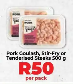 Food Lover's Market Pork Goulash, Stir-Fry or Tenderised Steaks 500 g offer