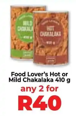Food Lover's Market Food Lover’s Hot or Mild Chakalaka 410 g offer