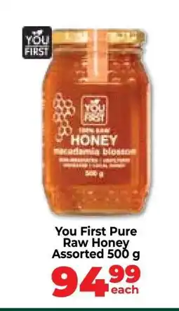 Food Lover's Market You First Pure Raw Honey Assorted 500 g offer