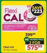 Dis-Chem Flexi Cal 30 Day Supply-For 2 offer