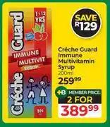 Dis-Chem Creche Guard Immune Multivitamin Syrup-For 2 x 200ml offer