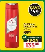 Dis-Chem Old Spice Shower Gel-For 2 x 400ml offer