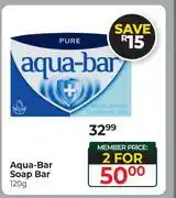 Dis-Chem Aqua Bar Soap Bar-For 2 x 120g offer